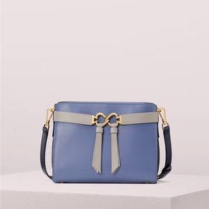 NWT Kate Spade Medium Toujours Crossbody in blue/multi